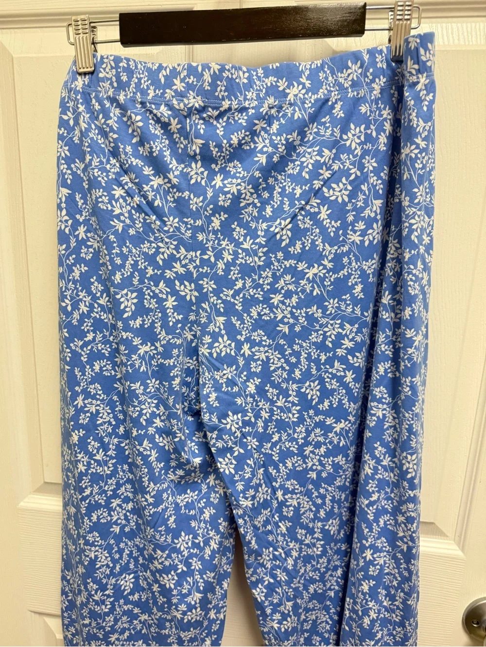 Lake Pajamas Blue Floral Short Sleeve Pajama Set